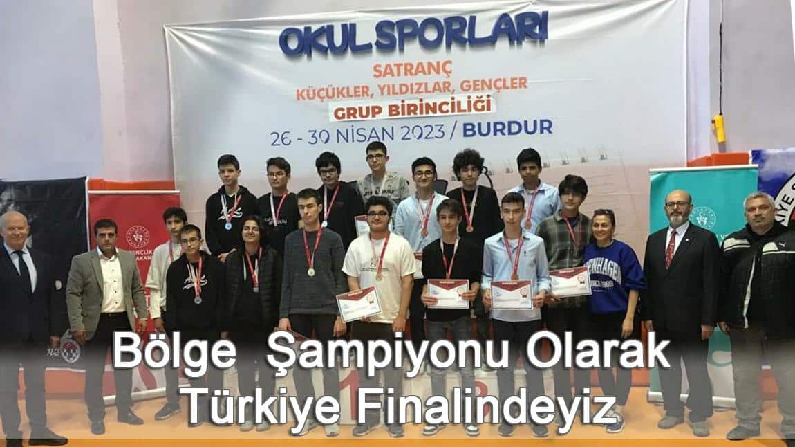 Satranç'da Türkiye Finalindeyiz.